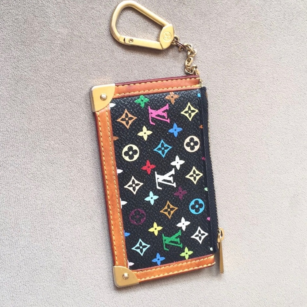 Louie Vuitton Multi color vintage card holder
